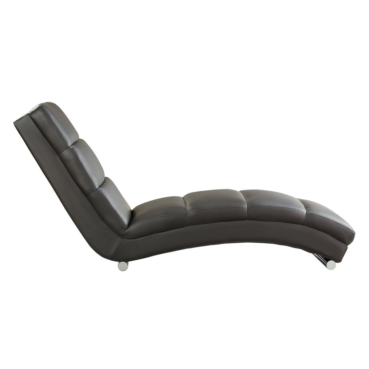 Relax ligbed zwart kunstleer look