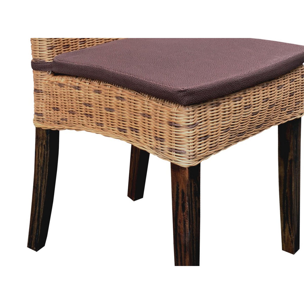 Eetkamer stoel rattan stoelen eettafel stoelen wintertuin cardine 4 stuks cabana mand stoelen