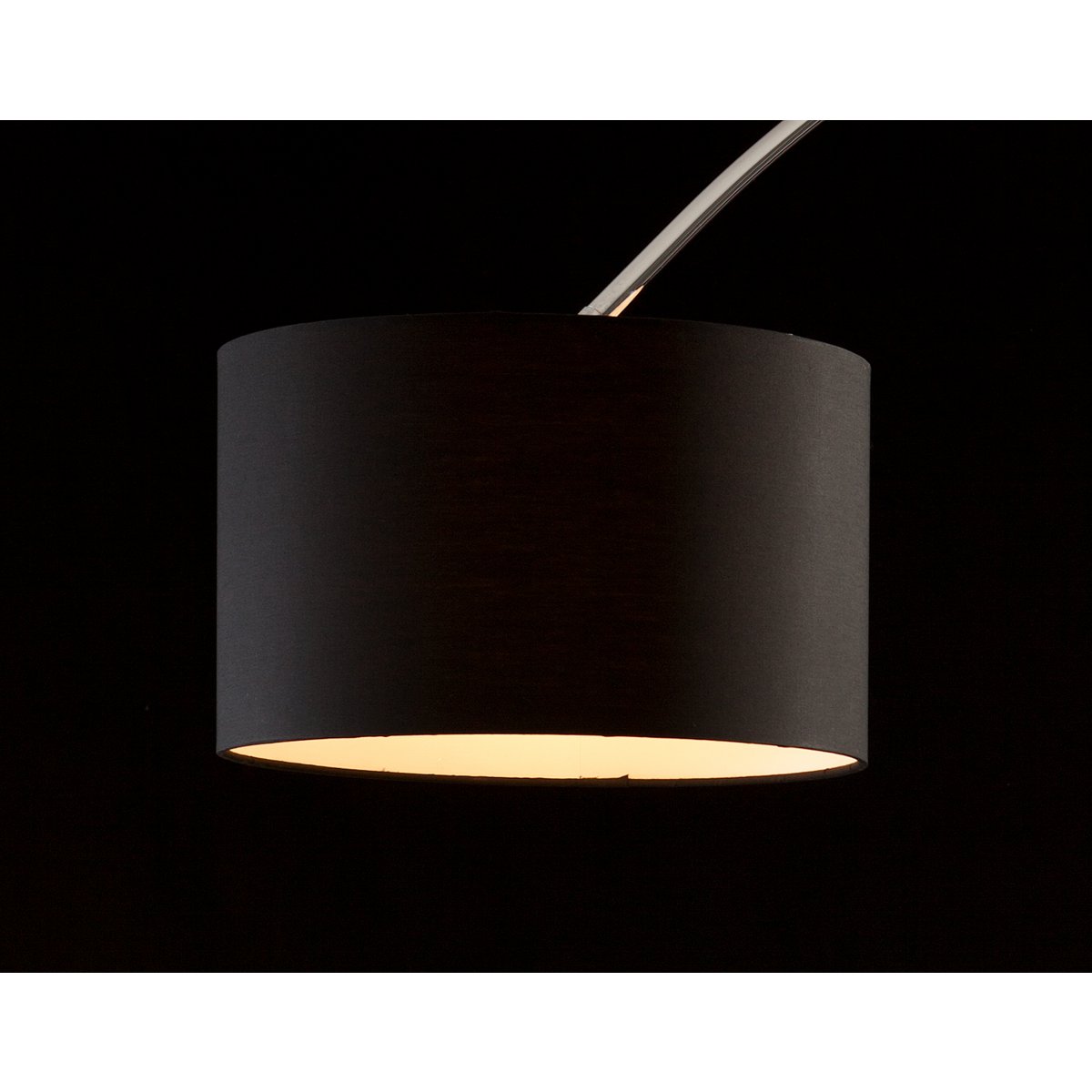 Booglamp 210 cm zwart