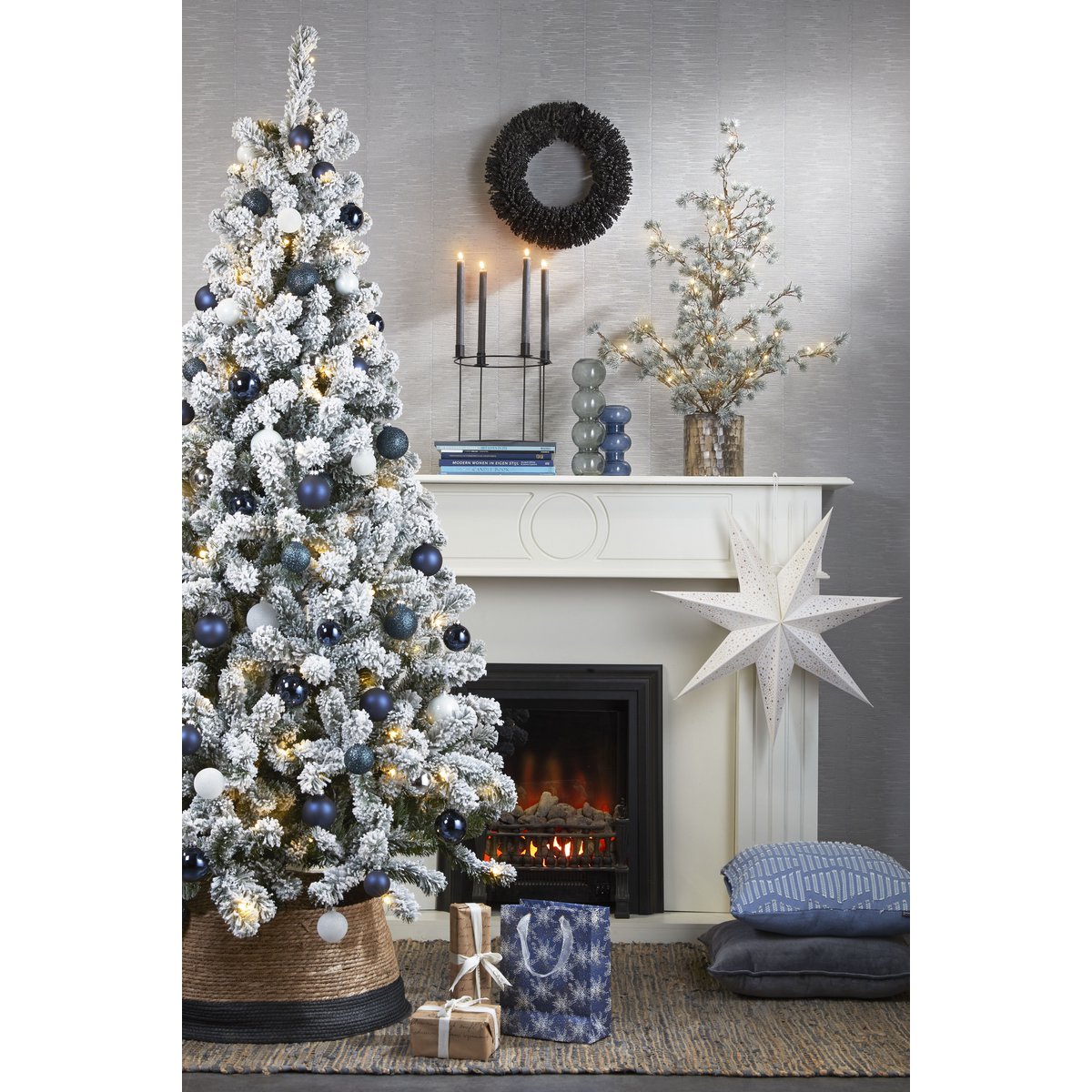 Kerstboomrok  Zwart