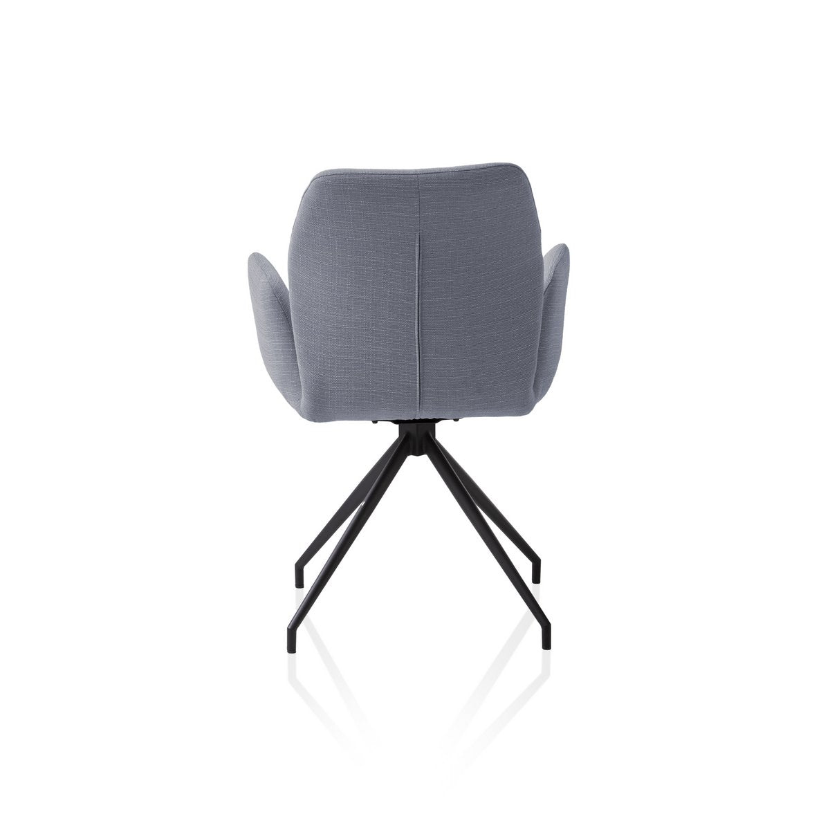 Fauteuil met 180° draaifunctie donkergrijs