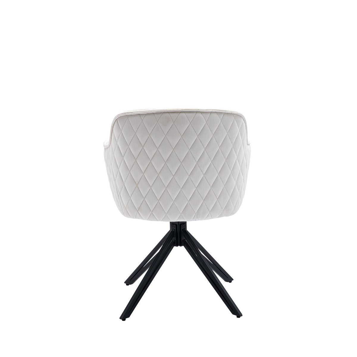 Fauteuil met honingraatquilt beige