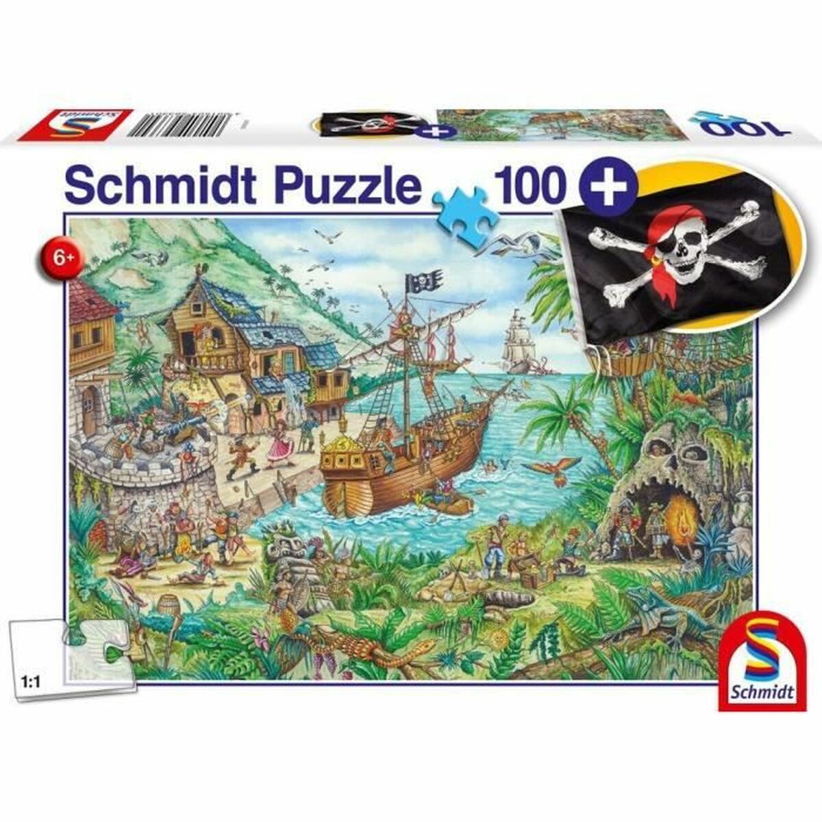 Puzzel Schmidt Spiele In the Pirate Bay Vlag 100 Onderdelen