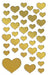 Avery Av-53282 Folie Etiket Z-Design Creative Pakje A 2 Vel Gouden Hartjes