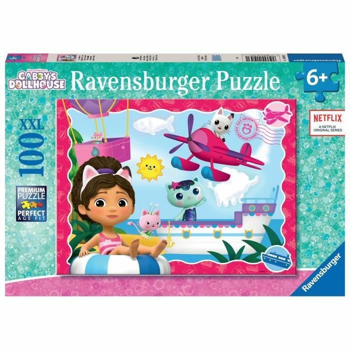 Puzzel Ravensburger Gabby´s Dollhouse 100 Onderdelen