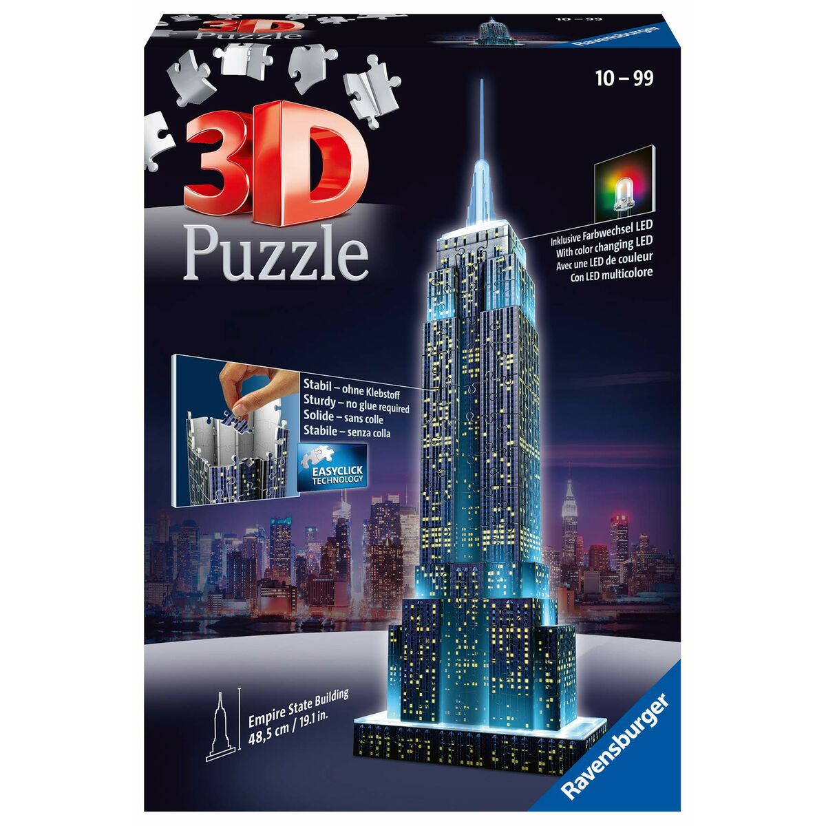 3D puzzel Ravensburger Iceland: Kirkjuffellsfoss  216 Onderdelen 3D