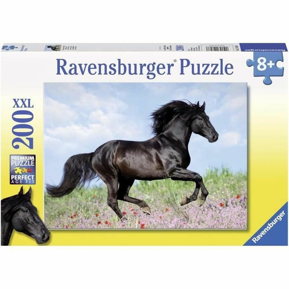 Puzzel Ravensburger 12803 Black Stallion XXL 200 Onderdelen