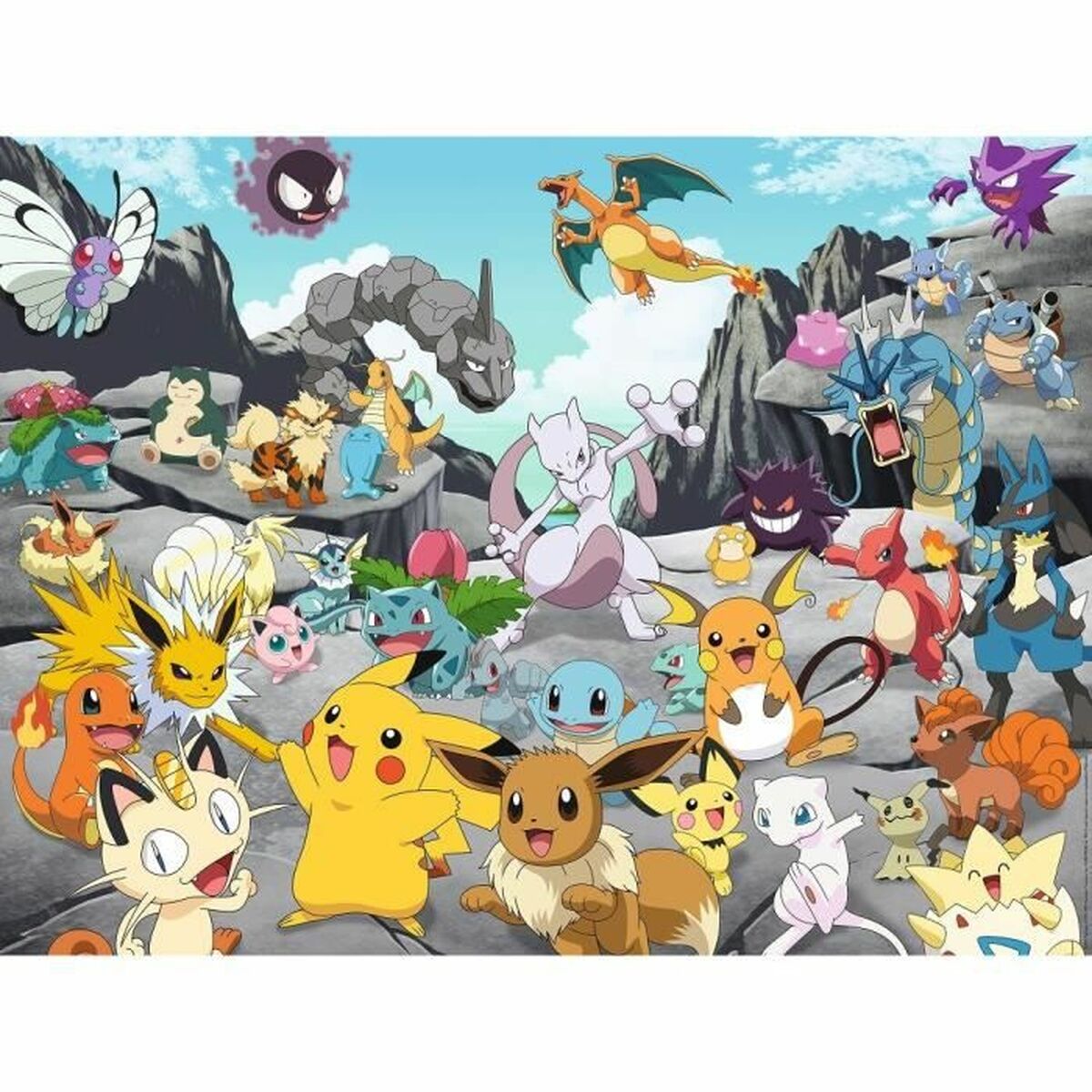 Puzzel Pokémon Classics Ravensburger 1500 Onderdelen