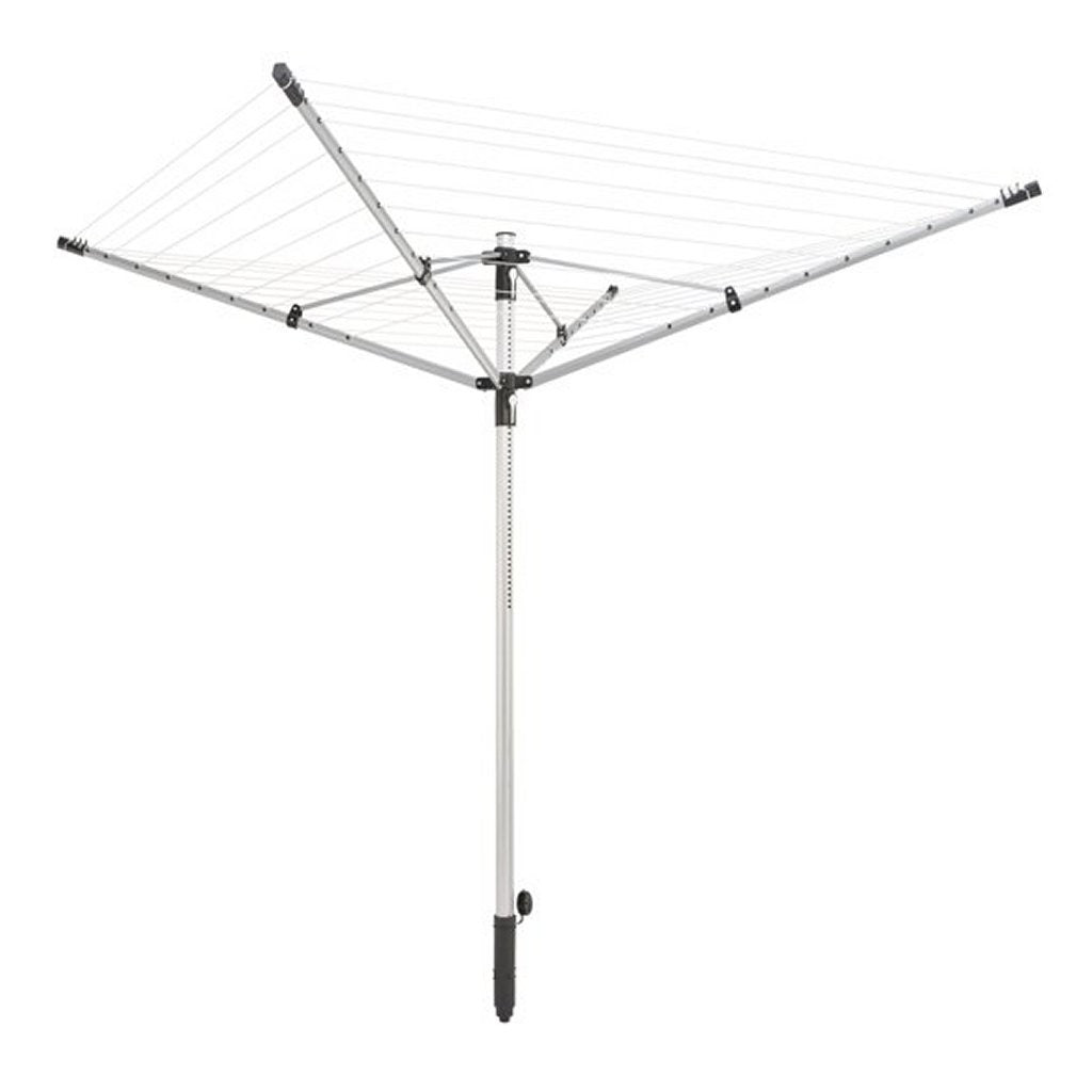 Leifheit 85360 Linopush 500 Droogmolen Zilver/Zwart/Metaal 135-180 Cm