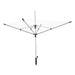 Leifheit 85360 Linopush 500 Droogmolen Zilver/Zwart/Metaal 135-180 Cm