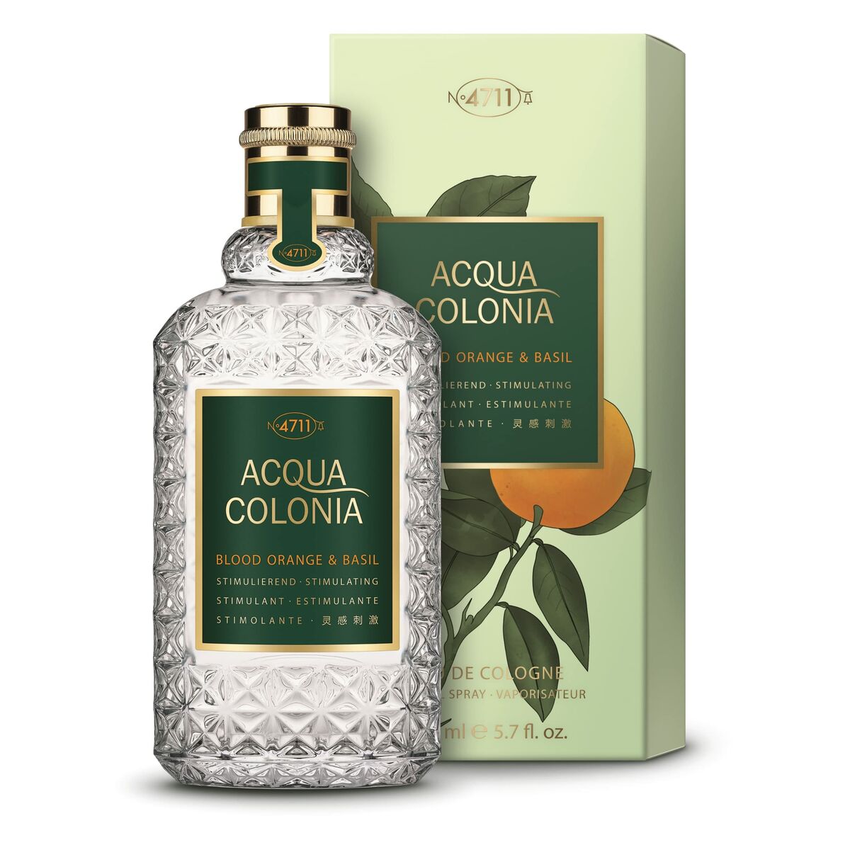 Uniseks Parfum 4711 Acqua Colonia Blood Orange & Basil EDC (170 ml)