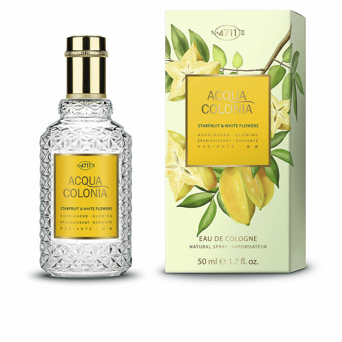 Uniseks Parfum 4711 Acqua Colonia EDC 50 ml Carambola Witte bloemen