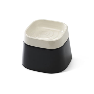 Savic Ergo Cube Drinkbak Creme / Zwart 22X22X16 Cm
