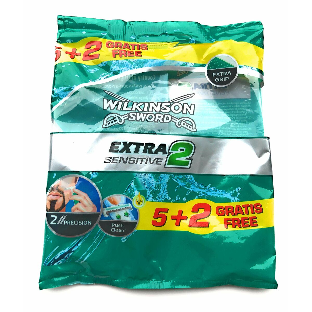 Wegwerpscheermessen Wilkinson Sword Extra2 Sensitive 7 Stuks
