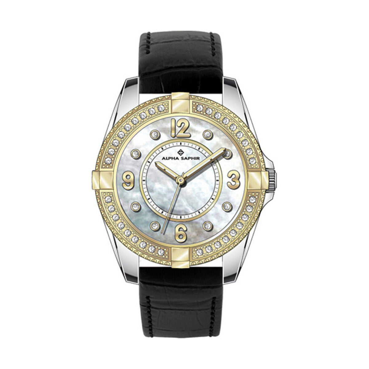 Horloge Dames Alpha Saphir 365B (Ø 38 mm)