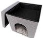 Trixie Poef Kattenmand Relax-Iglo Alois Grijs 40X40X38 Cm