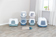 Trixie Kattenbak Primo Xxl Top Met Kap Blauw / Wit 71X56X47 Cm