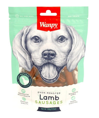 Wanpy Oven-Roasted Lamb Sausages 100 Gr