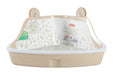 Zolux Hoektoilet Knaagdier Beige 32X25X15 Cm