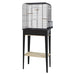 Zolux Vogelkooi Chic Loft Met Meubel Zwart