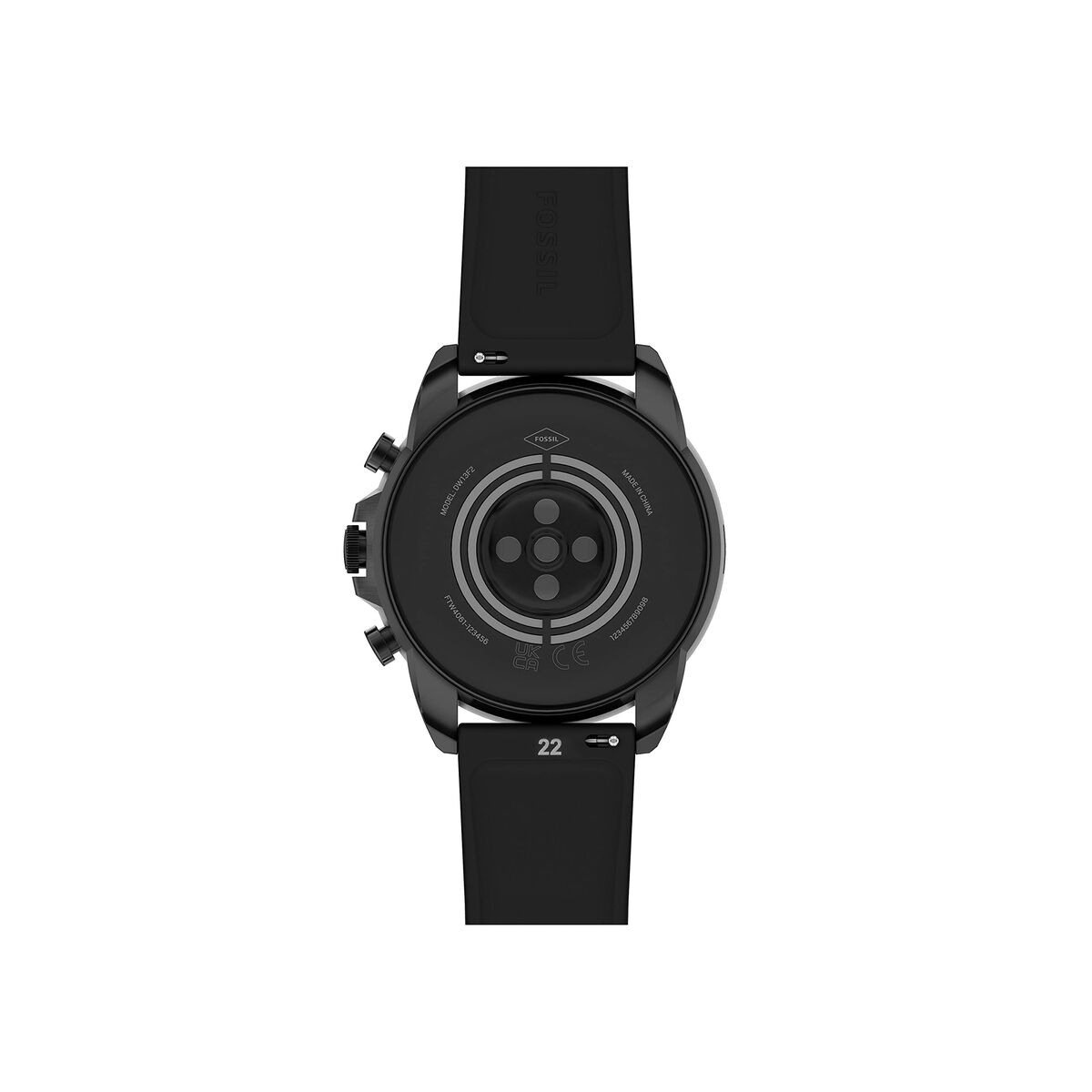 Smartwatch Fossil FTW4061 44 mm 1,28" Zwart