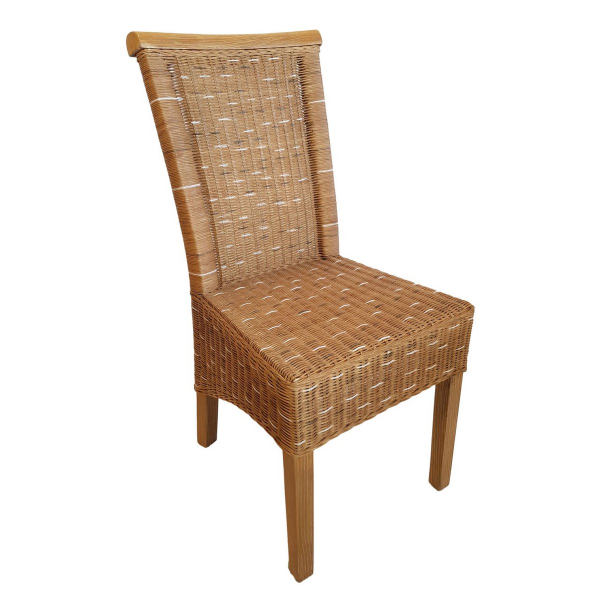 Eetkamerstoelen Set 4 stuks Rattan stoelen eettafel stoelen Perth Brown Corridors