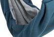 Trixie Draagtas Buikdrager Sling Blauw / Grijs 22X20X60 Cm