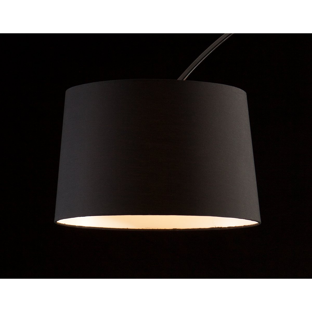 Booglamp 205 cm zwart
