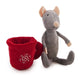 Rosewood Muis In Theekopje Pluche 17X13X6 Cm