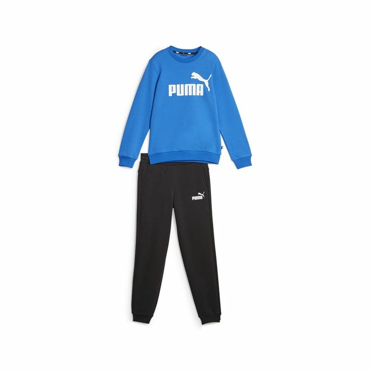 Joggingpak voor kinderen Puma No.1 Logo Blauw Zwart