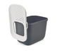 Savic Kattenbak Hop In Antraciet / Wit 58,5X39X39,5 Cm