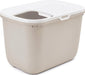 Savic Kattenbak Hop In Wit / Mokka 58,5X39X39,5 Cm