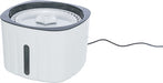 Trixie Drinkfontein Flower Kunststof Wit / Grijs 18,5X18,5X13 Cm 2 Ltr