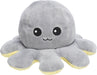 Trixie Octopus Omkeerbaar Pluche Grijs / Geel 19 Cm