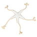 Trixie Be Nordic Zeester Jane Pluche / Touw Beige 32 Cm