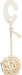 Trixie 3 Rotan Ballen Met Bel Aan Touw Naturel 24 Cm