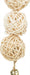 Trixie 3 Rotan Ballen Met Bel Aan Touw Naturel 24 Cm
