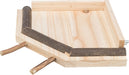 Trixie Landingsplaats Met Zitstokken Hout Naturel 19X19 Cm