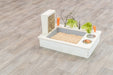 Trixie Voederstation Met Voerbak / Waterbak / Hooiruif Hout Naturel 70X47X41 Cm