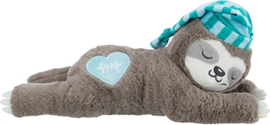 Trixie Pluche Luiaard Grijs Met Heartbeat Voor Puppy 34 Cm