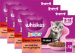 Whiskas Multipack Pouch Junior Classic Selectie Vlees In Saus 4X12X85 Gr