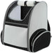 Trixie Hondentas Rugtas Chloe Lichtgrijs / Zwart 39X27X43 Cm