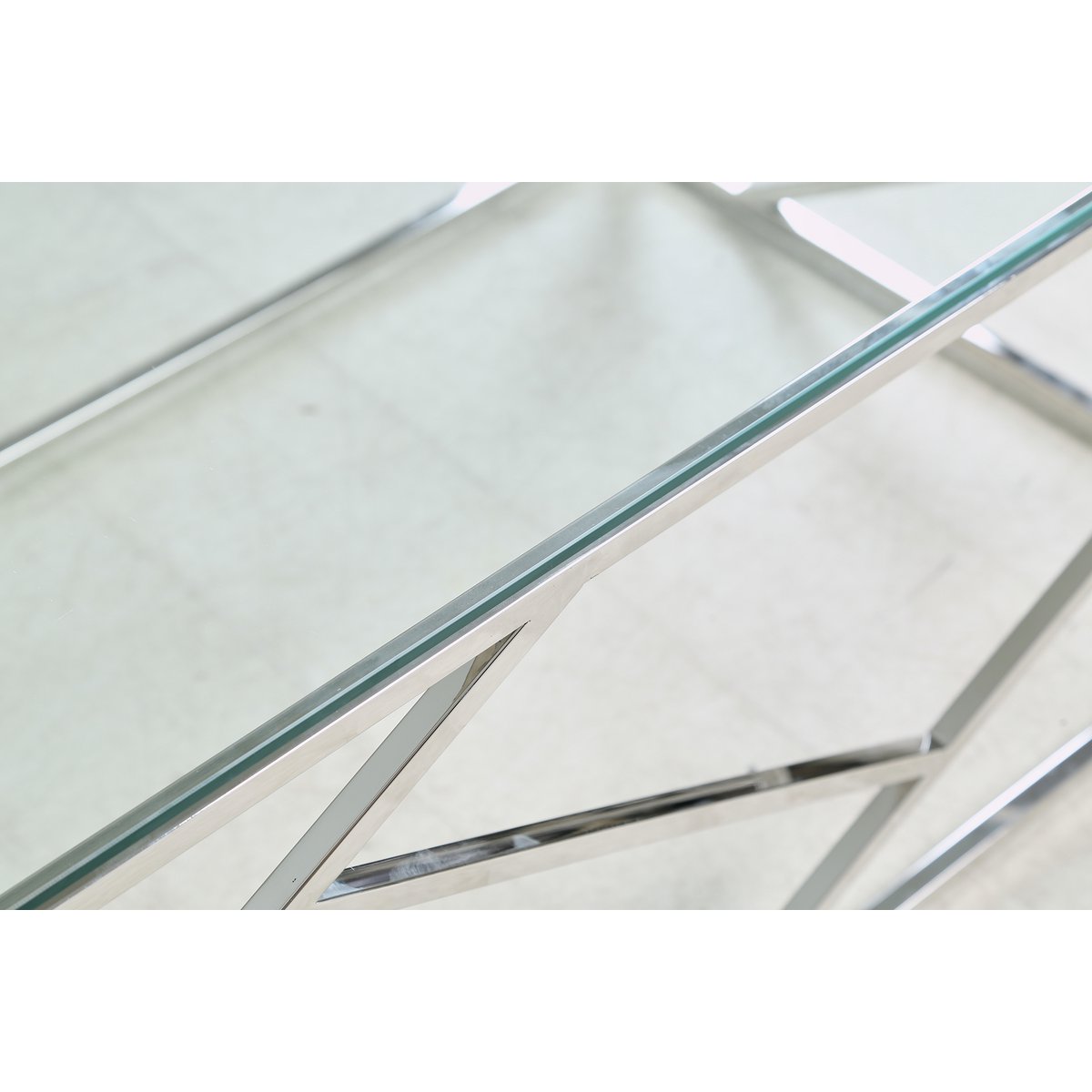 Salontafel zilver 120x60 cm