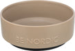 Trixie Be Nordic Voerbak Hond Keramiek/ Rubber Taupe 18 Cm