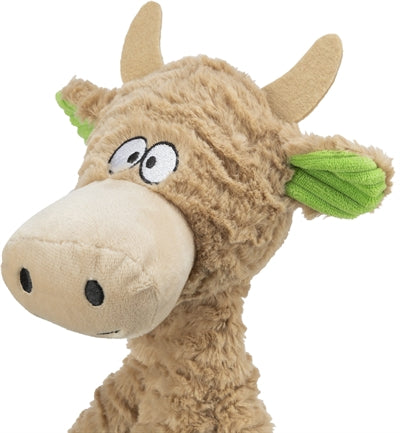 Trixie Hondenspeelgoed Koe Pluche Touw 50 Cm