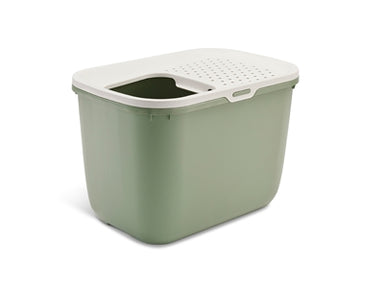 Savic Kattenbak Hop In Botanical Groen 58,5X39X39,5 Cm