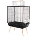 Zolux Vogelkooi Neo Jili Zwart 78X48X81/112 Cm