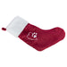 Trixie Xmas Kerstsok Pluche Rood / Wit 47 Cm