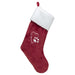 Trixie Xmas Kerstsok Pluche Rood / Wit 47 Cm