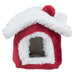 Trixie Xmas Cuddly Cave Muis / Hamster Rood / Wit 15X15X12 Cm